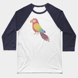 Scarlet Macaw Baseball T-Shirt